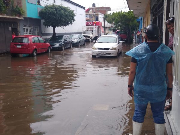 Fuertes lluvias hubo en Zamora, Jacona y Tangancícuaro