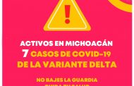 Activos, 7 casos de variante Delta de COVID-19 en Michoacán