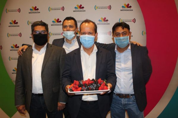 Refrenda Michoacán liderazgo mundial en producción de berries