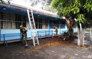 Ejército mexicano realizó labor social en dos escuelas de Jacona