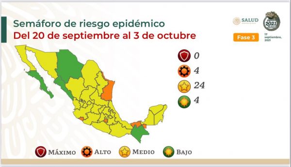 Permanece Michoacán en Semáforo Amarillo por COVID-19
