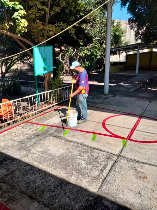 Gobierno municipal brindó mantenimiento a jardín de niños “Josefa Ortiz de Domínguez”