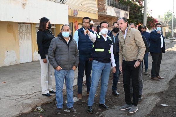 Carlos Soto supervisó obra de drenaje en la avenida Lázaro Cárdenas