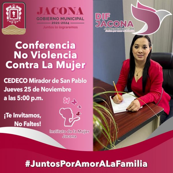 DIF Jacona e IMM combaten la Violencia a la Mujer
