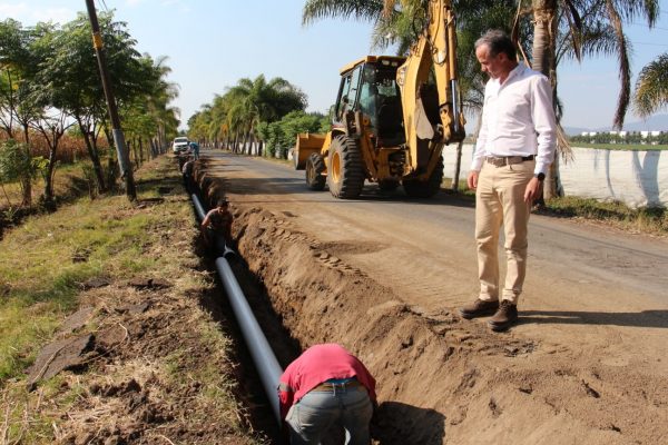 Supervisan la Construcción de la Línea de Conducción del Pozo Camino las Delicias; dotará de agua a 8 fraccionamientos