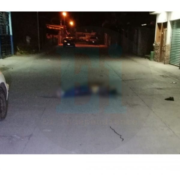Hombre desconocido es asesinado en las calles del Fraccionamiento Altamira