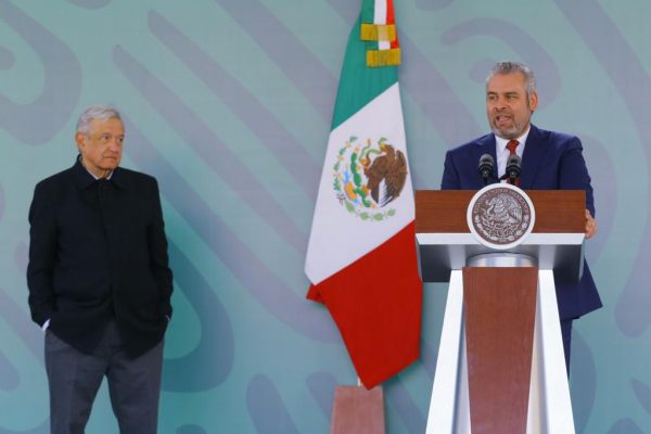 Los michoacanos no están solos, tenemos el respaldo del Gobierno de México: Bedolla
