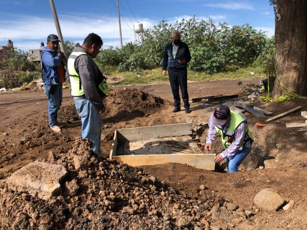 Dirección de Obras Públicas concluye construcción de línea de agua potable de la colonia San Ramón