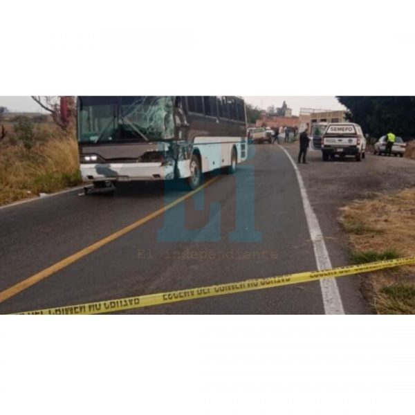 Un muerto y 5 heridos al chocar camioneta contra autobús en Ecuandureo