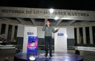 Zamora es un ejemplo en todo el Estado al ser el municipio más iluminado; Presidente Carlos Soto