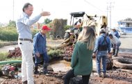 Continúa SAPAZ trabajos de reparación en tuberías afectadas por fugas de agua