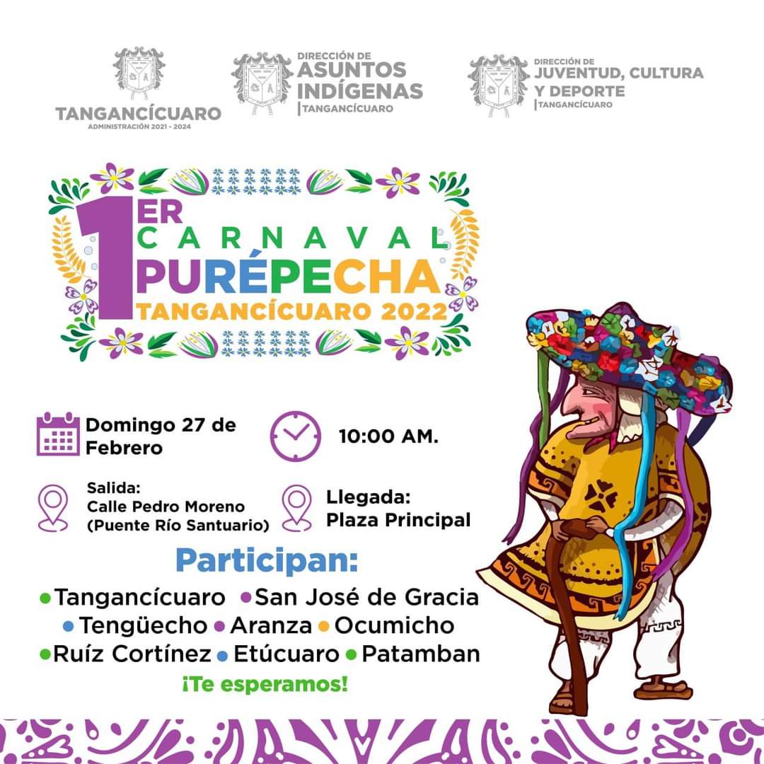 Promueven la cultura y tradición purépecha en Tangancícuaro