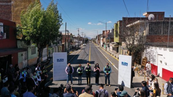 Con casi 5 mdp invertidos, alcalde inaugura reencarpetamiento de avenida Juárez
