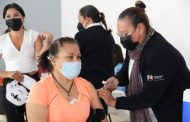 Rezagados fueron vacunados en exitosa jornada en el DIF Jacona