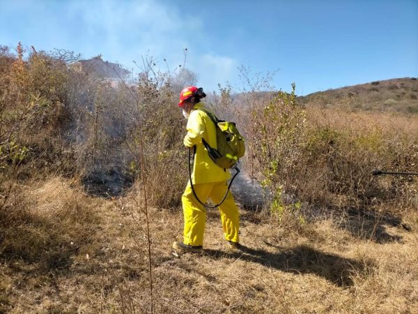 PC Tangancícuaro se declara listo ante temporada de incendios