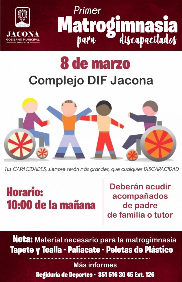 Realizarán en Jacona la primera matrogimnasia para personas con discapacidades