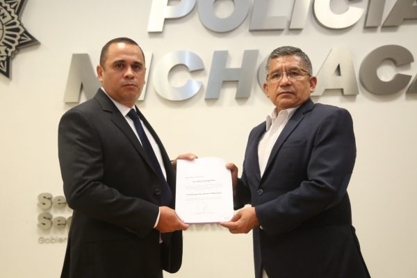 SSP designa nuevo coordinador de Comisarías Regionales de la Policía Michoacán
