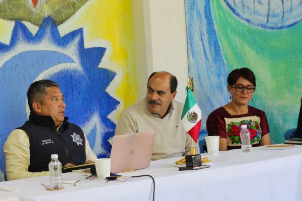 Recibe Dr. David Montañez al Secretario de SSP de Michoacán