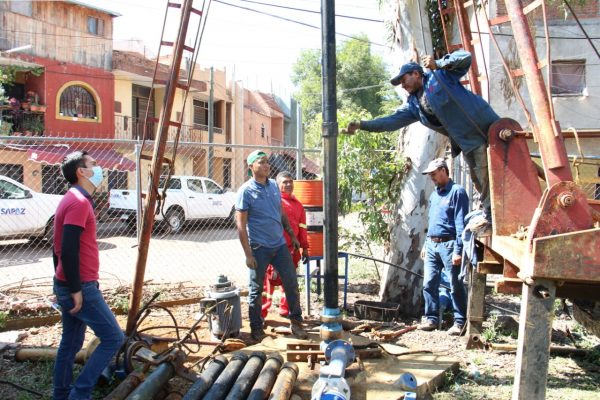 Realizan mantenimiento preventivo al pozo Jacinto López