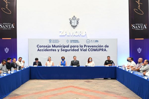 Conforman en Zamora el Consejo Municipal para la Prevención de Accidentes y Seguridad Vial COMUPRA