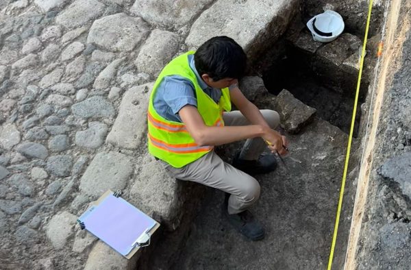 Monitorea SCOP hallazgo de vestigios arqueológicos en obra de salida a Salamanca