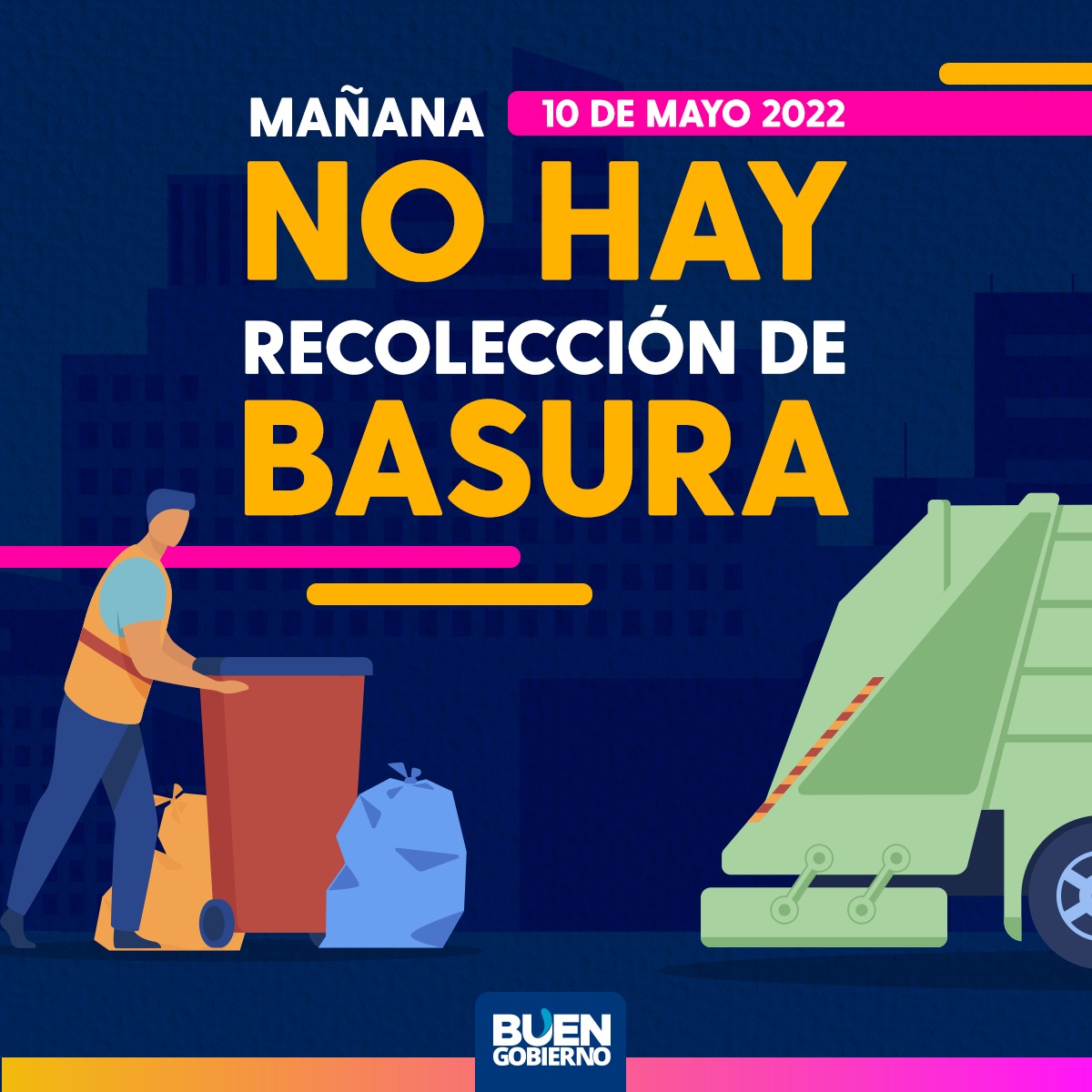 Mañana suspenderán servicio de recolección de basura en Zamora