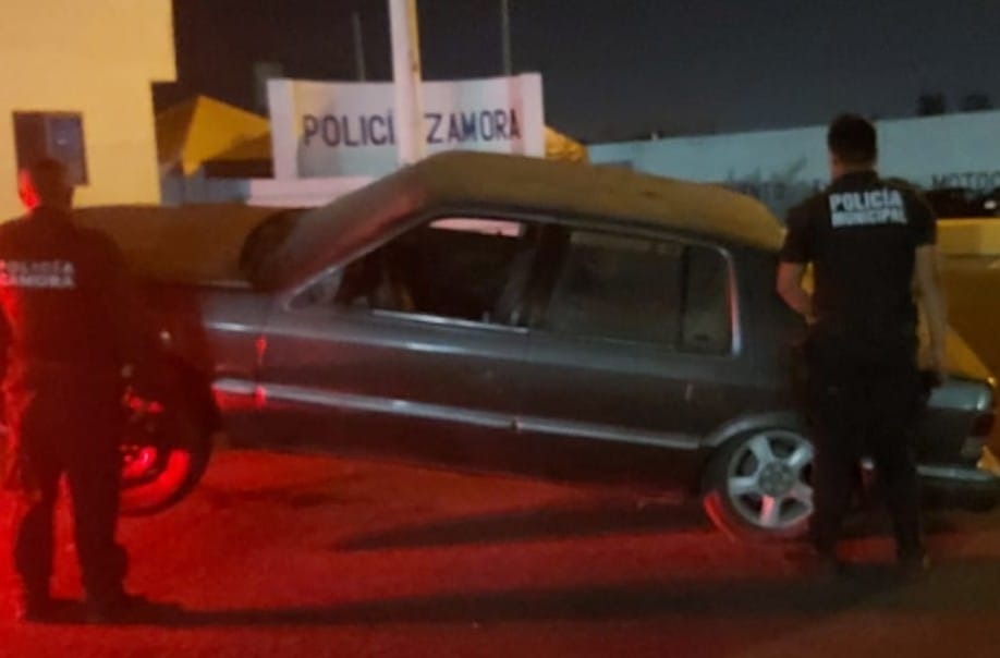 En operativo Blindaje Zamora, SSP asegura 4 vehículos con reporte de robo y a tres personas