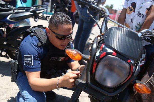 SSP fortalece Blindaje Zamora con dispositivo de seguridad para motocicletas