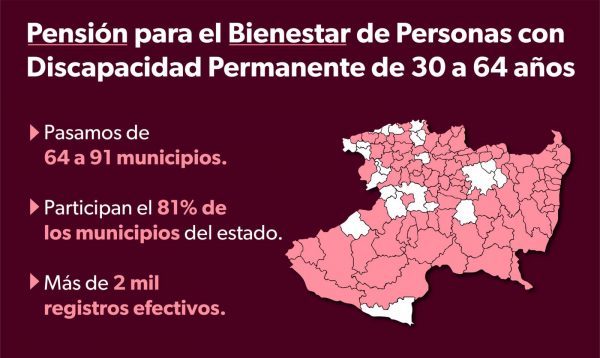 Conoce los municipios de Michoacán donde puedes solicitar pensión para adultos con discapacidad
