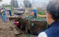 Con un avance del 40 por ciento los trabajos de rehabilitación de drenaje en la avenida Madero