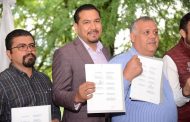 Chilchota firma convenio marco para el saneamiento del río Duero