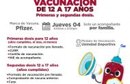 Dispondrán modulo de vacunación para menores de 12-17 años en Tangancícuaro