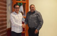 Nuevo receptor de rentas se presenta con Alcalde de Jacona