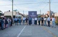 Inauguran calle violetas en fraccionamiento El Cuitzillo