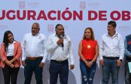 Isidoro Mosqueda inauguró pavimentación de la calle Paseo del Disparate en Jacona