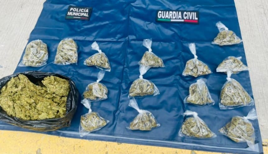 *En Blindaje Zamora, SSP y Policía Municipal aseguran a masculino con 16 envoltorios con droga*