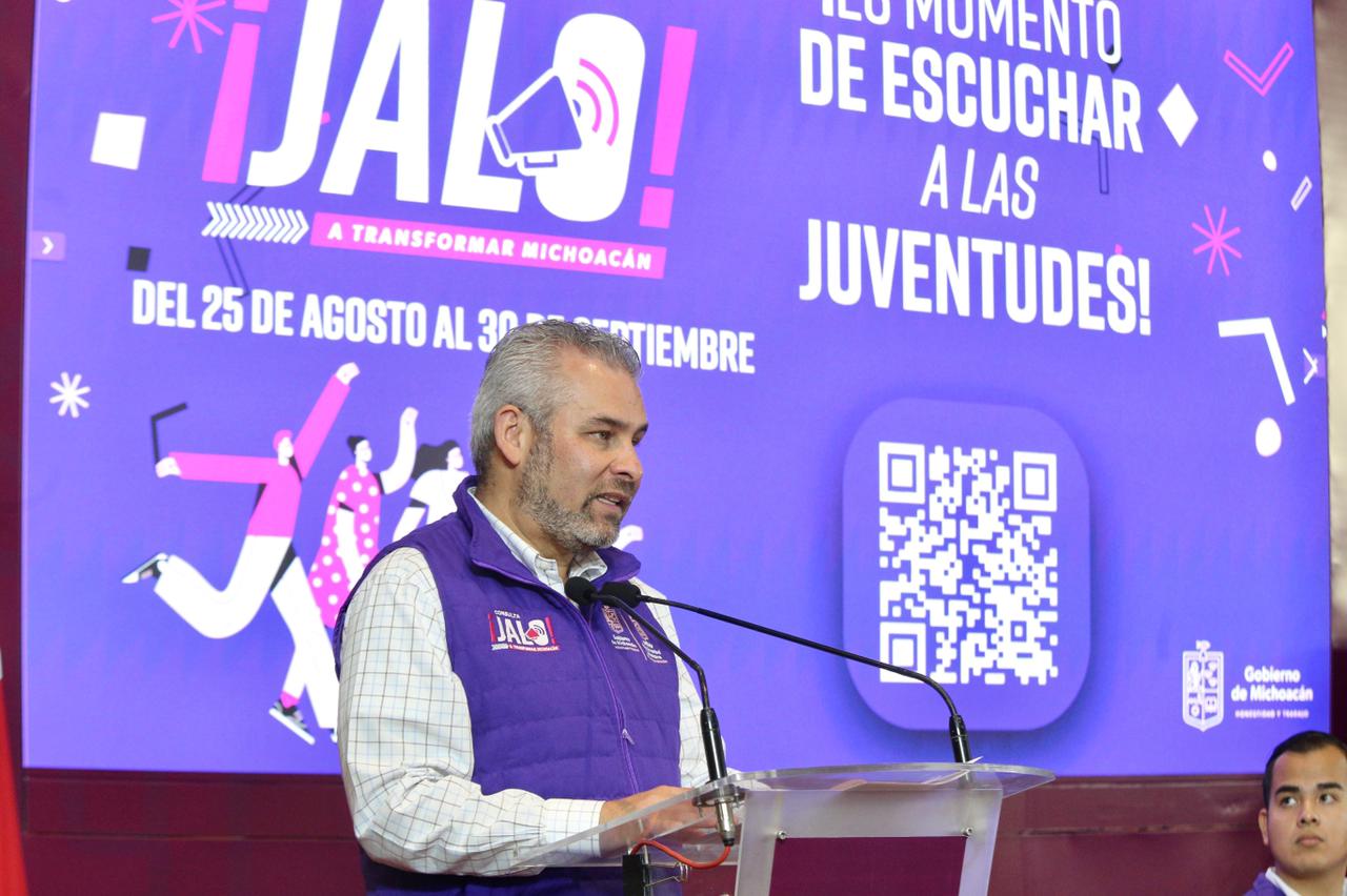 *Arranca Bedolla Consulta juvenil ¡Jalo! a transformar Michoacán*