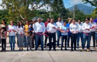 Inauguran pavimentación en concreto del acceso a colonia El Barril en Jacona