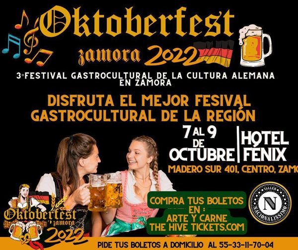 Continua el Oktober Fest Zamora 2022, festival Gastro- Cervecero