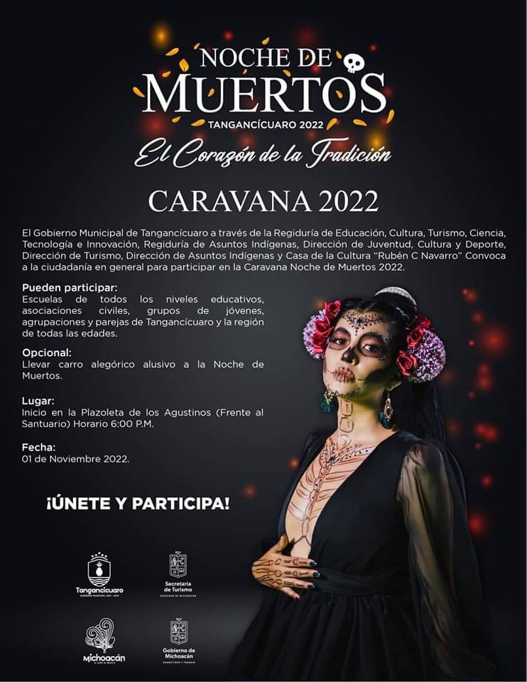 Se aproxima la caravana “noche de muertos” Tangancícuaro 2022