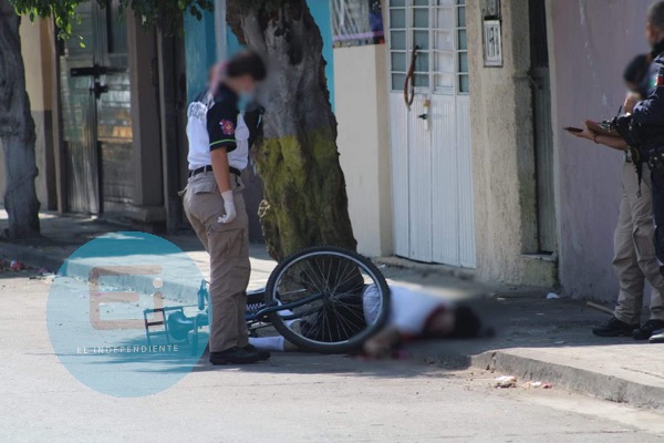 Ciclista es asesinado a tiros en la colonia El Porvenir