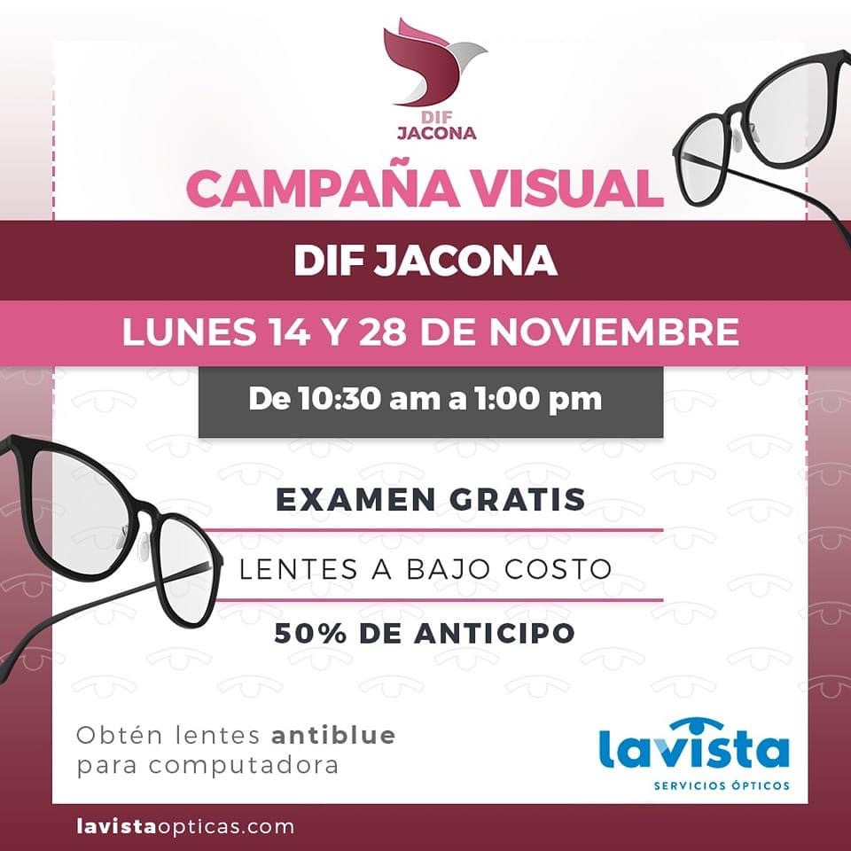 DIF Jacona invita a la población a realizar examen gratuito de la vista