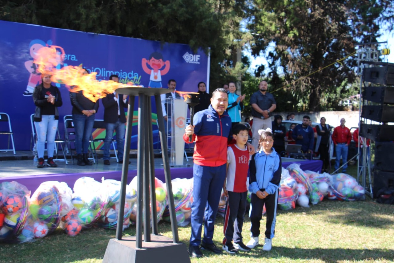 Inauguran Primera Mini Olimpiada Infantil Chilchota 2022
