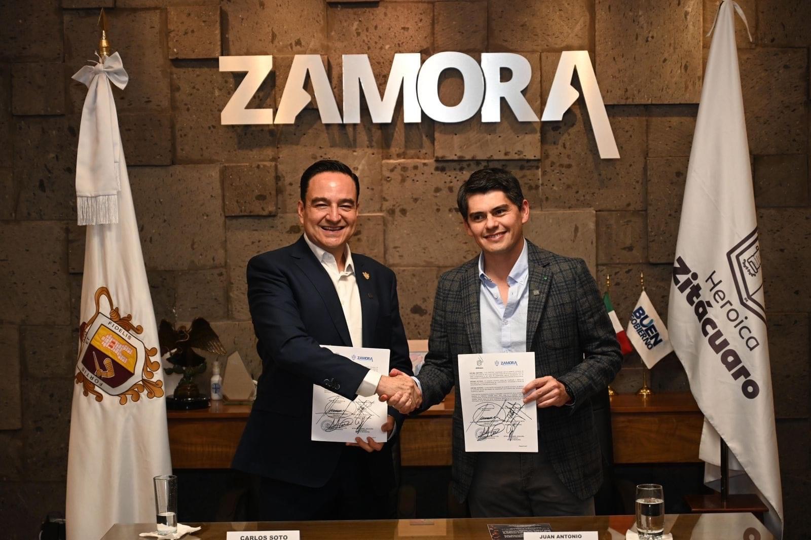 Zamora y Zitácuaro se hermanan a través del proyecto 