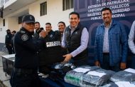 Alcalde Samuel Hidalgo entrega equipo nuevo a seguridad pública