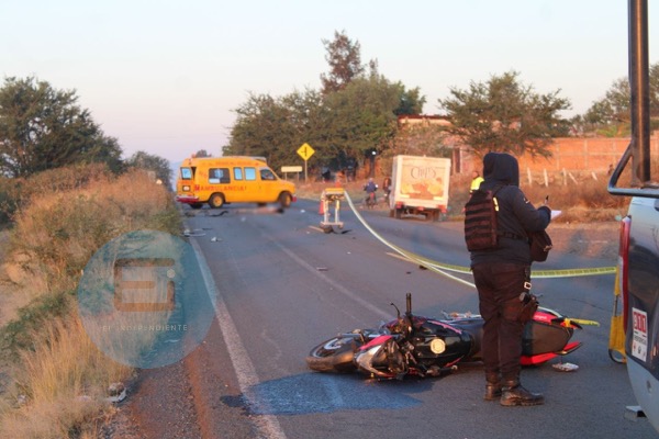 Arrolla y mata a motociclista en la Zamora - La Barca