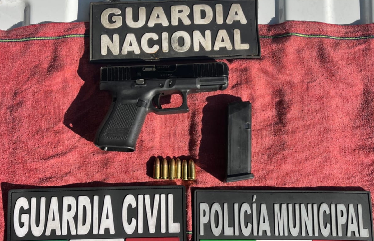 En Blindaje Zamora, SSP asegura a uno con arma de fuego