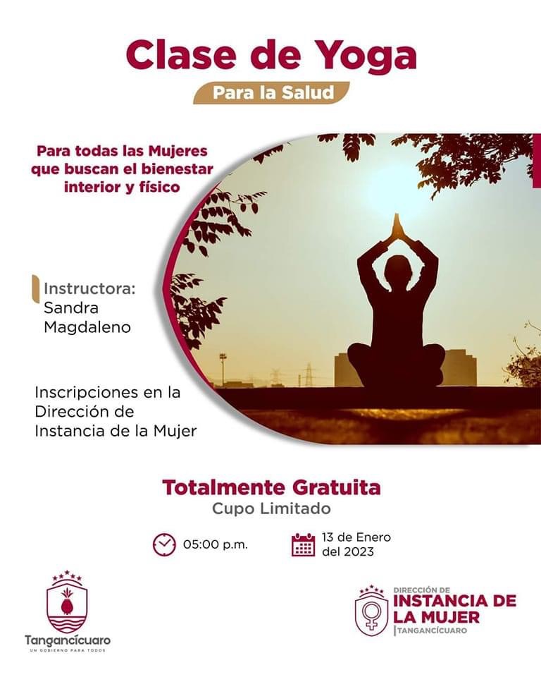 Ayuntamiento de Tangancícuaro implementa clases de yoga totalmente gratuitas