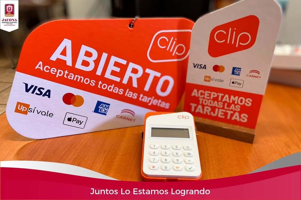 Gobierno de Jacona pone a disposición de comerciantes dispositivos Clip
