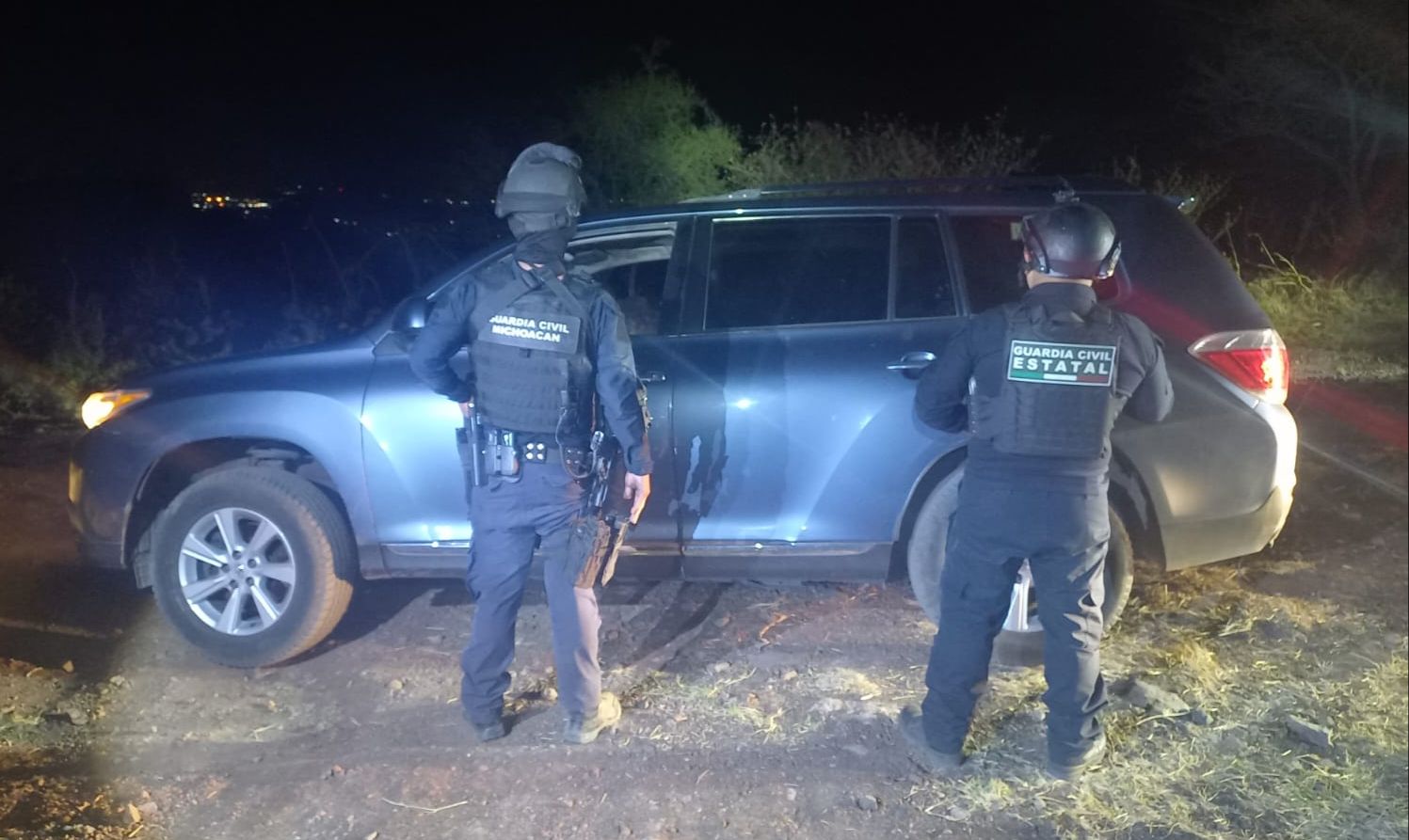 Tras persecución, Guardia Civil recupera vehículo robado en Jacona